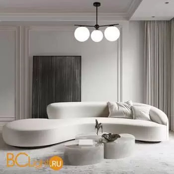 Подвесной светильник Eurosvet Marbella new 60147/3 черный a063854 - Фото 3