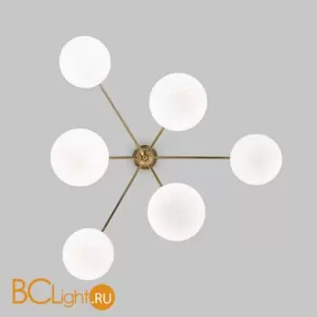 Подвесной светильник Eurosvet Marbella new 60147/6 латунь a063851 - Фото 1