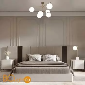 Настольный светильник Eurosvet Marbella new 01157/1 латунь a064387 - Фото 2