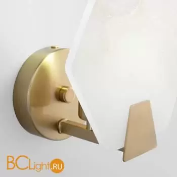 Настенный светильник Eurosvet Marble 60158/1 латунь a065048 - Фото 0