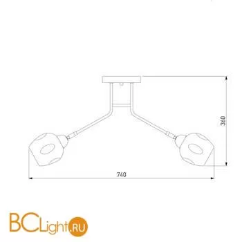 Люстра Eurosvet Marci 30164/8 хром - Фото 3
