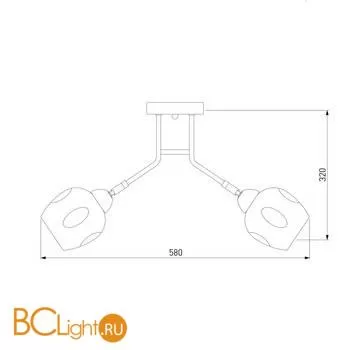 Люстра Eurosvet Marci 30164/5 золото - Фото 3