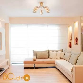 Люстра Eurosvet Marci 30164/5 золото - Фото 0