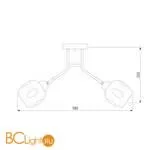 Люстра Eurosvet Marci 30164/5 золото - Фото 3