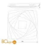 Потолочный светильник Eurosvet Mare 90213/1 белый - Фото 3