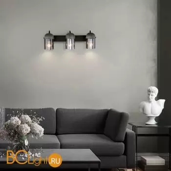 Настенный светильник Eurosvet Mars 20122/3 черный / серый a052952 - Фото 0