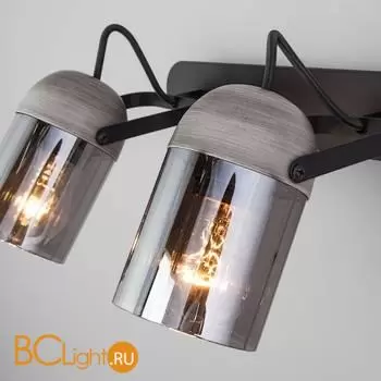 Настенный светильник Eurosvet Mars 20122/2 черный / серый a052951 - Фото 0
