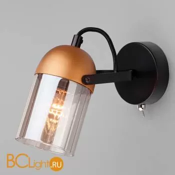 Бра Eurosvet Mars 20122/1 черный/золото