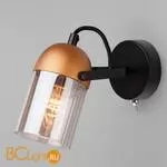 Бра Eurosvet Mars 20122/1 черный/золото