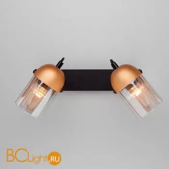 Бра Eurosvet Mars 20122/2 черный/золото - Фото 0