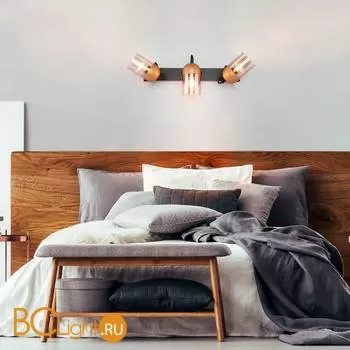 Бра Eurosvet Mars 20122/3 черный/золото - Фото 1