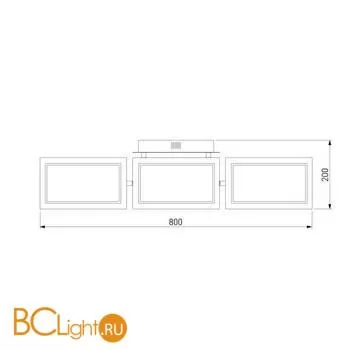Потолочный светильник Eurosvet Maya 90223/3 белый - Фото 3