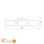 Потолочный светильник Eurosvet Maya 90223/3 белый - Фото 3