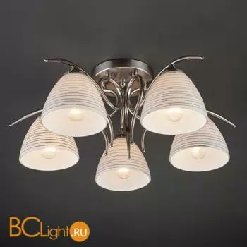 Потолочная люстра Eurosvet Megan 30121/5 сатин-никель