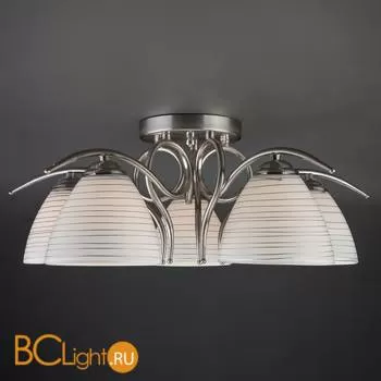 Потолочная люстра Eurosvet Megan 30121/5 сатин-никель - Фото 1