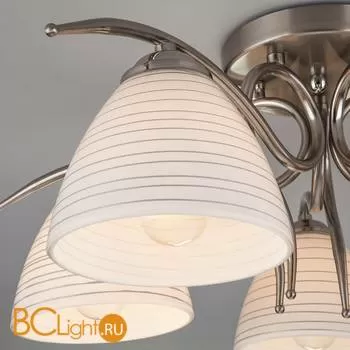 Потолочная люстра Eurosvet Megan 30121/5 сатин-никель - Фото 2