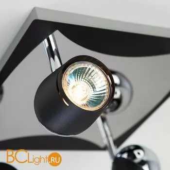 Потолочный светильник Eurosvet Middle 20057/4 хром/черный - Фото 0