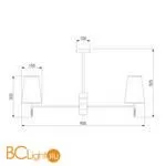 Люстра Eurosvet Milazzo 60137/8 хром a060126 - Фото 2