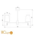 Люстра Eurosvet Milazzo 60137/6 золото a060128 - Фото 2