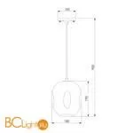 Подвесной светильник Eurosvet Mill 50195/1 золото - Фото 1