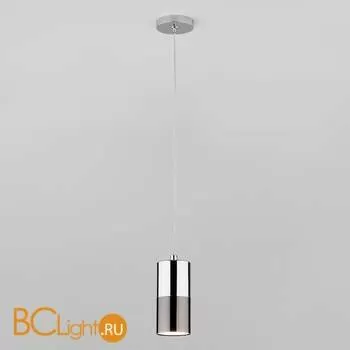 Подвесной светильник Eurosvet Mini Topper 50146/1 хром/черный жемчуг - Фото 0