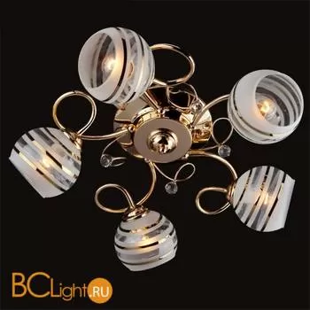 Потолочная люстра Eurosvet Мирабелла 9134/5 золото