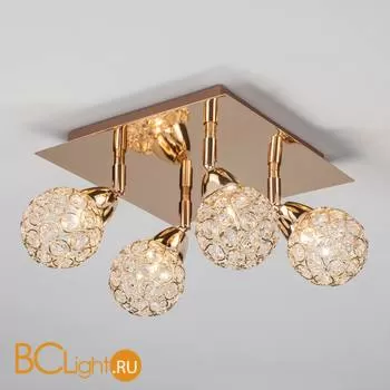 Потолочный светильник Eurosvet Mirage 20042/4 золото - Фото 0