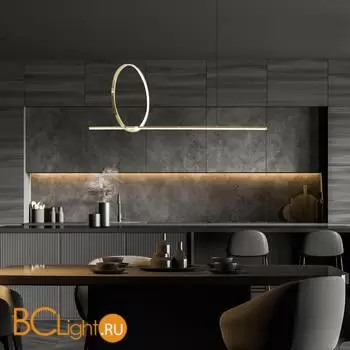 Подвесной светильник Eurosvet Mist 90266/1 золото a060615 - Фото 0