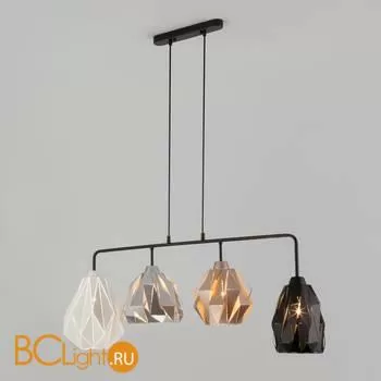 Подвесной светильник Eurosvet Moire 50090/4 черный - Фото 3