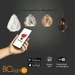 Подвесной светильник Eurosvet Moire 50090/4 черный - Фото 1