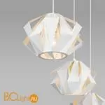 Подвесной светильник Eurosvet Moire 50137/3 белый a056834 - Фото 1