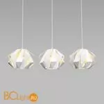 Подвесной светильник Eurosvet Moire 50137/3 белый a056834 - Фото 0