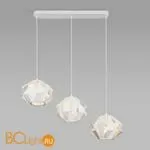 Подвесной светильник Eurosvet Moire 50137/3 белый a056834 - Фото 2