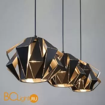 Подвесной светильник Eurosvet Moire 50137/3 черный a056835 - Фото 1