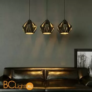 Подвесной светильник Eurosvet Moire 50137/3 черный a056835 - Фото 4