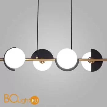 Подвесной светильник Eurosvet Moity new 70149/4 черный/латунь a064820 - Фото 2