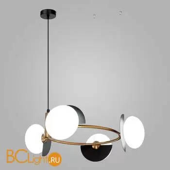 Подвесной светильник Eurosvet Moity new 70150/4 черный/латунь a064822
