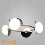 Подвесной светильник Eurosvet Moity new 70150/4 черный/латунь a064822 - Фото 0