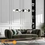 Подвесной светильник Eurosvet Moity new 70149/6 черный/латунь a064821 - Фото 1