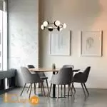 Подвесной светильник Eurosvet Moity new 70150/6 черный/латунь a064823 - Фото 1