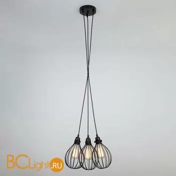 Подвесной светильник Eurosvet Moll 50059/3 черный - Фото 0