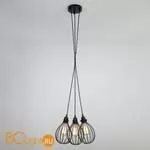 Подвесной светильник Eurosvet Moll 50059/3 черный - Фото 0