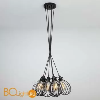 Подвесной светильник Eurosvet Moll 50059/6 черный - Фото 0