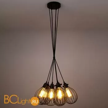 Подвесной светильник Eurosvet Moll 50059/6 черный - Фото 1
