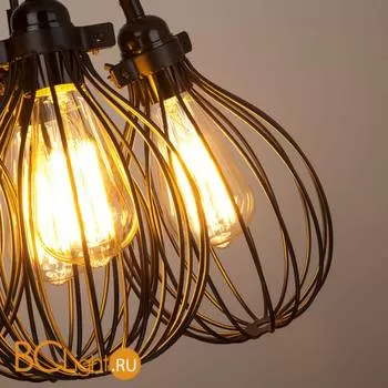 Подвесной светильник Eurosvet Moll 50059/6 черный - Фото 2