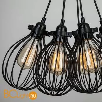 Подвесной светильник Eurosvet Moll 50059/6 черный - Фото 3