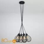 Подвесной светильник Eurosvet Moll 50059/6 черный - Фото 0