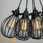 Подвесной светильник Eurosvet Moll 50059/6 черный - Фото 3