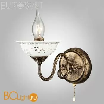 Бра Eurosvet Monro 60049/1 черный с золотом