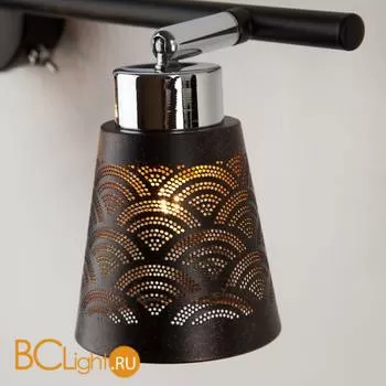 Бра Eurosvet Monte 20061/3 черный - Фото 2